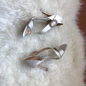 Badgley Mischka Shoes - Badgley Mischka heels, ivory white wedding Badgley Mischka Shoes - Badgley Mischka heels, ivory white wedding